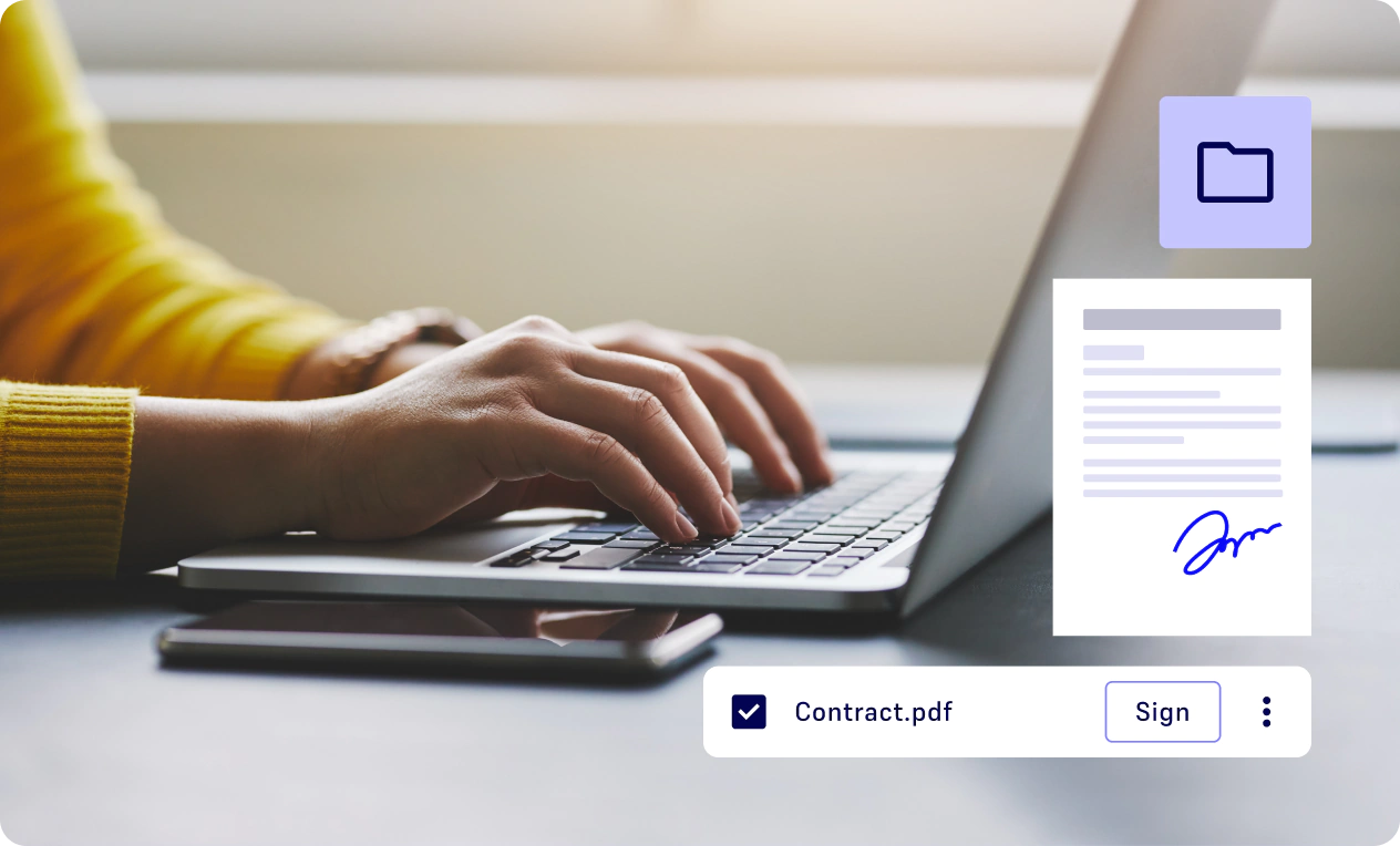 Managing eIDAS-qualified certificates on a laptop.